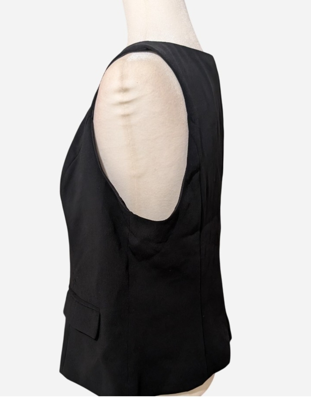 a new day Black Button-Front Vest - Picture 4 of 7